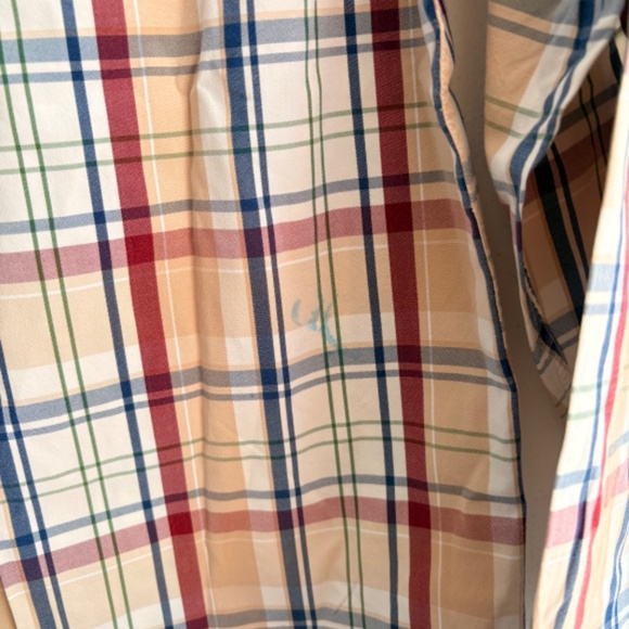Vintage RIVER WOODS Plaid Casual dress shirt SMALL Men's USA - Picture 5 of 6